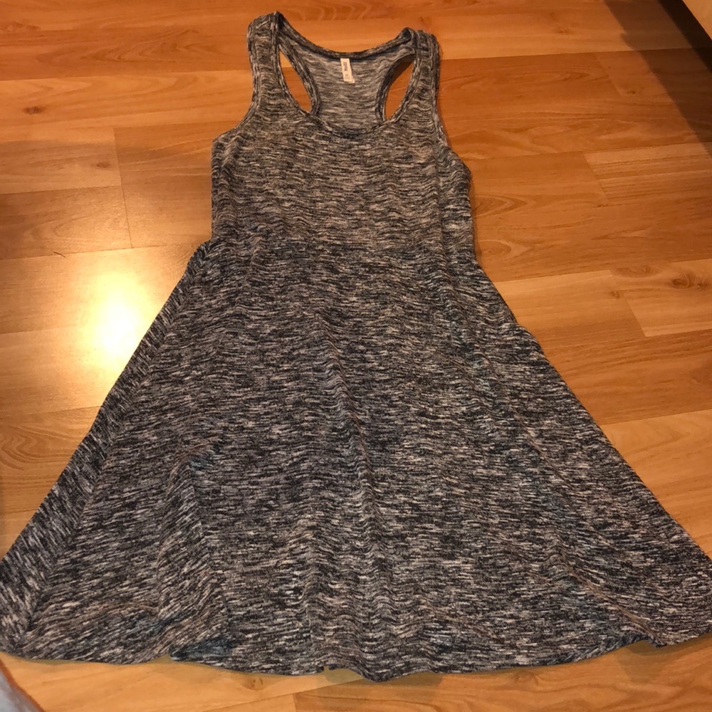 Gray Racerback Dress